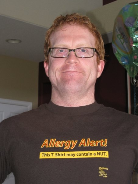 allergy alert this shirt may contain a nut